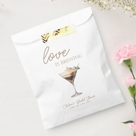 Liebe Braut Espresso Martini Brautparty Geschenktütchen