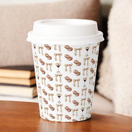 Liebe Braut Espresso Martini Brautparty Pappbecher