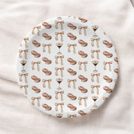 Liebe Braut Espresso Martini Brautparty Pappteller