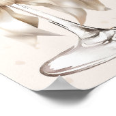 Liebe braut Espresso Martini Brautparty Poster (Ecke)