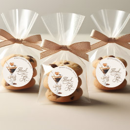 Liebe braut Espresso Martini Brautparty Runder Aufkleber