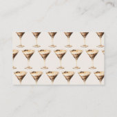 Liebe Braut Espresso Martini Display Dusche Begleitkarte (Rückseite)