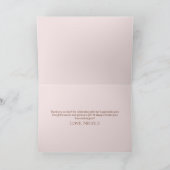 Liebe Braut Expresso Martini Brautparty Dankeskarte (Innenseite)