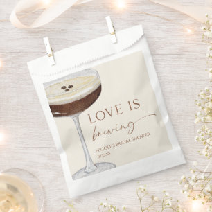 Liebe Braut Expresso Martini Brautparty Geschenktütchen
