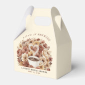 Liebe Braut Floral Kaffee Herz Brautgeschenk Geschenkschachtel (Vorderseite)