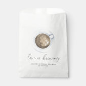 Liebe braut Kaffee Brautparty Geschenktütchen (Vorderseite)