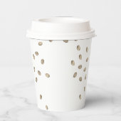 Liebe braut Kaffee Brautparty Pappbecher (Rückseite)