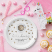 Liebe braut Kaffee Brautparty Pappteller (Party)