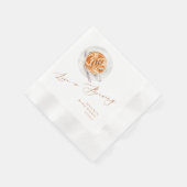 Liebe braut Kaffee Brautparty Serviette (Ecke)