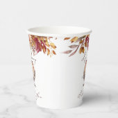 Liebe braut Kaffee fallen Brautparty Pappbecher (Rechts)