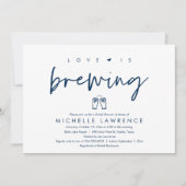 Liebe braut, Lässiges Bier Party Brautparty Einladung (Vorderseite)