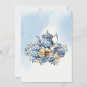 Liebe braut Party delft blauen Chinoiseri Einladung (Rückseite)