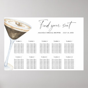 Liebe braut sich Hochzeitssitzplan Poster