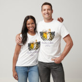 Liebe braut Skeleton Hands Bier Polterabend T-Shirt (Unisex)