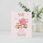 Liebe braut! Tea Party BIRTHDAY SHOWER lädt ein (Stehend Vorderseite)