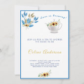 Liebe Braut Tee Einladung Brautparty (Vorderseite)