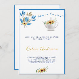 Liebe Braut Tee Einladung Brautparty