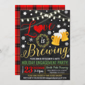 Liebe Braut Urlaub Einladung (Vorne/Hinten)