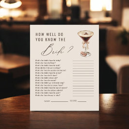 Liebe braut, wie gut Sie die Braut kennen