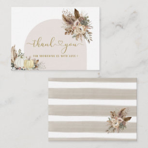 Liebe BrautduscheBlume Pumpki Mitteilungskarte