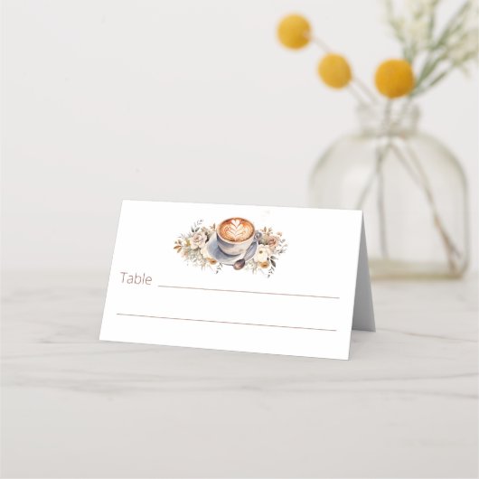 Liebe Brautisch Platzkarte (Vorderseite)
