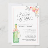 Liebe Brautparty Einladung (Vorderseite)