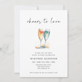 Liebe Brautparty Einladung (Vorderseite)