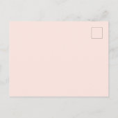 Liebe Brautparty Einladungspostkarte (Rückseite)