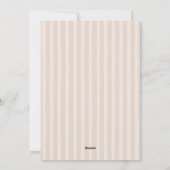 Liebe Brautparty Kaffeekochen Feiertagskarte (Rückseite)