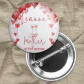 Liebe Brautparty Mutter des Gräuels Button