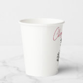 Liebe Brautparty Paper Cup Pappbecher (Rechts)