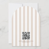 Liebe Brautparty-QR-Code für Kaffee Einladung (Rückseite)