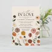 Liebe Brautparty Terracotta auf dem Monte Tamaro Einladung (Stehend Vorderseite)