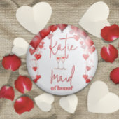 Liebe Brautparty Trauzeugin Button