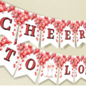 Liebe Brautparty Valentine Herz Wimpelkette