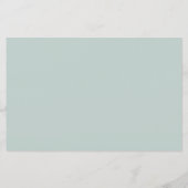 Liebe Brautparty Word Game Soft Green Wash (Rückseite)