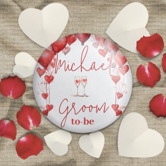 Liebe Brautparty zu werden Button