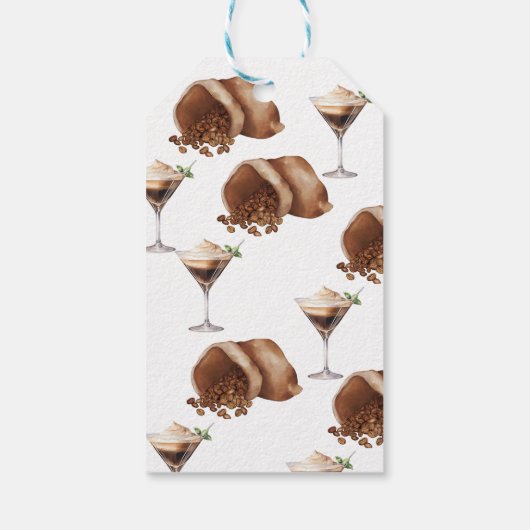 Liebe Brechen | Espresso | Martini | Duschvorzug Geschenkanhänger (Rückseite)