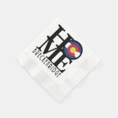 LIEBE Breckenridge Colorado Serviette (Ecke)