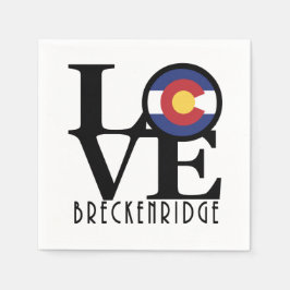 LIEBE Breckenridge Colorado Serviette