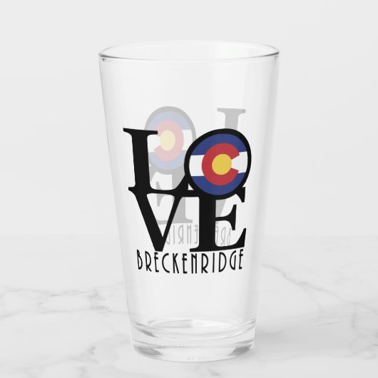 LIEBE Breckenridge Glas (Rückseite)