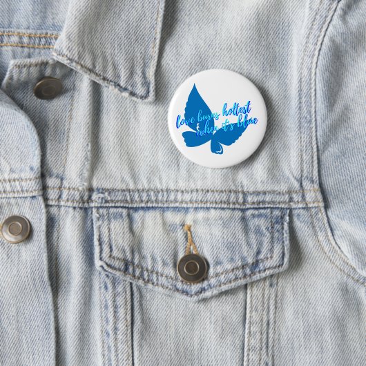 Liebe brennt button (Beispiel)