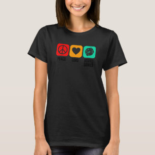Liebe Brettspiele Brettspiel-Spieltisch T-Shirt