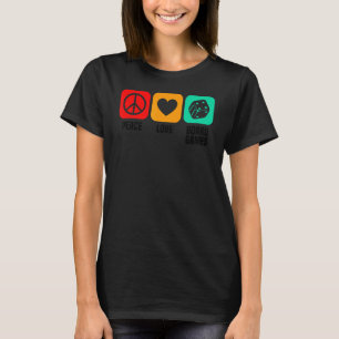 Liebe Brettspiele Brettspiel-Spieltisch T-Shirt