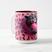 Liebe Brew: Valentine's Day Custom Coffee Tasse (Vorderseite Links)