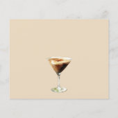 Liebe Brewing Elegantes Brautparty Rezept Karte (Rückseite)