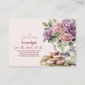 Liebe Brewing Tee Party Brautparty Rezept Begleitkarte (Vorderseite)