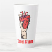 Liebe bricht auf und verrät emotionales Design Milchtasse (Vorderseite)