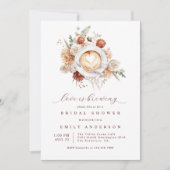 Liebe bricht Boho Rustikales Brautparty Einladung (Vorderseite)