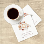 Liebe bricht Boho Rustikales Brautparty Serviette